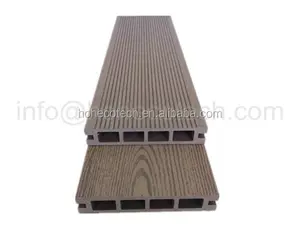 135*25mm installation facile bois plastique composite plancher/wpc plancher extérieur panneau usine prix