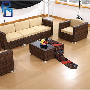 Barato al aire libre patio jardín ratán Sala sofá de esquina - Product Image 2