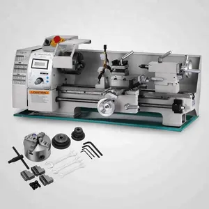 750W Variable-Speed Mini Metal Lathe Automatic tool Processing Woodworking