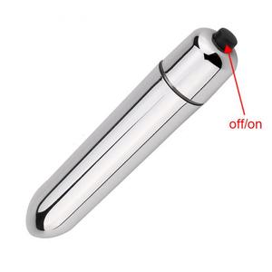 Mini Vibratore Proiettile Argento per Donne, Giocattolo Erotico per Punto G, Massaggiatore Tascabile per Sesso Lesbico e Vaginale - Product Image 4