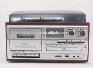 <span class=keywords><strong>Lecteur</strong></span> <span class=keywords><strong>de</strong></span> disques vinyles vintage DESONIC, radio AM/FM, <span class=keywords><strong>lecteur</strong></span> <span class=keywords><strong>CD</strong></span>, <span class=keywords><strong>enregistreur</strong></span> USB et cassette, platine, entrée auxiliaire, sortie RCA pour l'Europe - Product Image 5