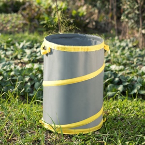 One99 — sac de <span class=keywords><strong>jardin</strong></span> pliable en <span class=keywords><strong>feuilles</strong></span> de pelouse, seau de déchet à 30 gallons, collection écologique - Product Image 5