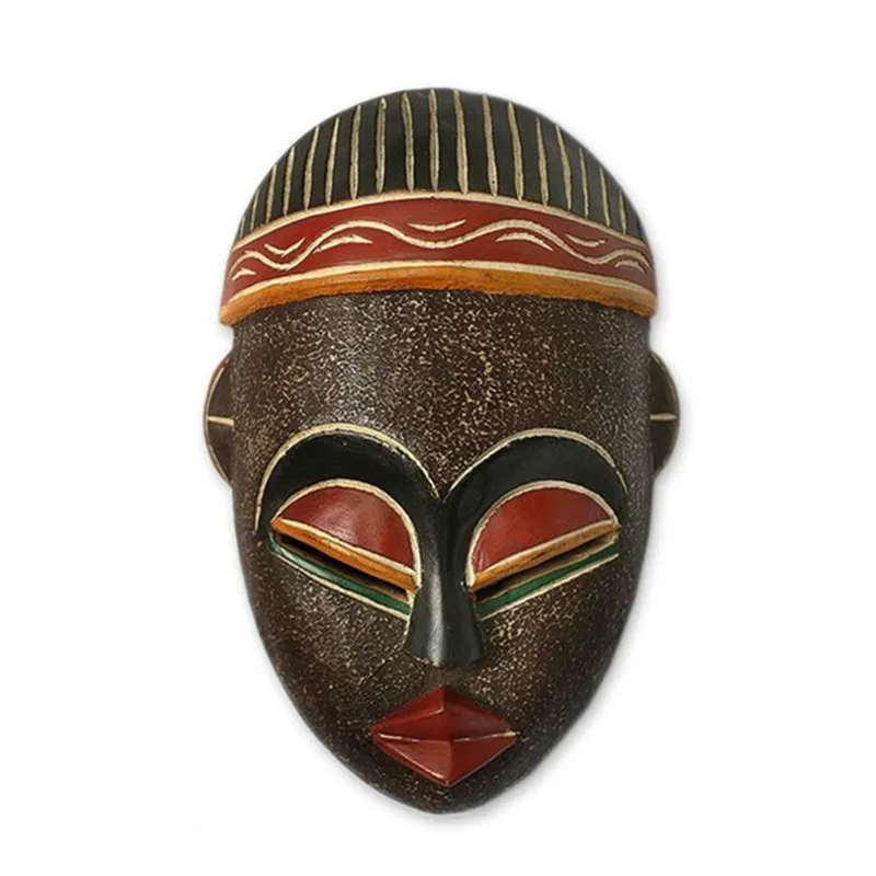 Hand Geschnitzte Afrikanische Design Harz Decor Maske