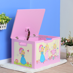 Meubles pour bébés et enfants PR216 New Princess Design Boîte de rangement en bois pour enfants - Product Image 3