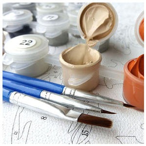 Lukisan Minyak DIY <span class=keywords><strong>Modern</strong></span> Nordik, Poster dan Cetakan, Gambar Lukis dengan Angka Gadis Malaikat, Dekorasi Rumah, Gambar Dinding - Product Image 2