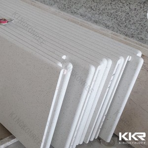 Grosir Permukaan Padat Meja Bahan Marmer Buatan Resin Akrilik Permukaan Padat Vanity Top - Product Image 5