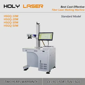 Holy Laser 2016 Modèle Économique Laser à Fiber Machine de Marquage HSGQ-10W/20 W/30 W/50 W avec MAX Laser