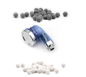 Soffione <span class=keywords><strong>doccia</strong></span> a pioggia filtrato in ABS cromato per saloni di bellezza, con 3 funzioni, doccetta regolabile e facile installazione - Product Image 3