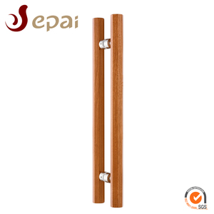 Esterno in legno massello porta d'ingresso speciale pull handle - Product Image 1