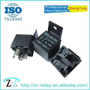 เหล็กรีเลย์อัตโนมัติ12V ZT616รีเลย์4pin 12V 24V 5pin TS16949 80a 100a