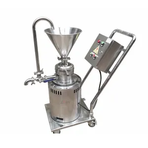 Venta caliente máquina de moler de mantequilla de maní equipo industrial de producción de mantequilla de almendras molino coloid