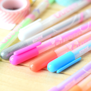 Grosir Pastel Gel Pena Hitam Kertas Warna Putih Susu Gel Pena untuk Menggambar - Product Image 5