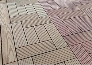Gạch Lát Sàn Gỗ WPC Gỗ Nhựa Chống Nứt <span class=keywords><strong>Composite</strong></span> <span class=keywords><strong>Decking</strong></span> Flooring Tiles Interlock DIY Tile Terrasse Gazebo Garden - Product Image 5