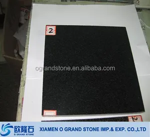 24 x 24 cheap polished china black granite tiles