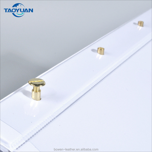 <span class=keywords><strong>Rivet</strong></span> Binder พลาสติกแหวนเครื่องผูกกระเป๋า,เครื่องผูกแหวนโรงงานผู้ผลิตโฟลเดอร์ทองที่มี A4กระดาษจีนรูปแฟ้มกันน้ำ - Product Image 5