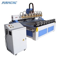 Buatan China 8 Spindle 8 Rotary Kayu 3D CNC Multi Kepala CNC Router