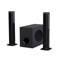 Barre de son Samtronic détachable 2.1 canaux 100W 37 pouces avec caisson de basses 5 haut-parleurs pour téléviseurs sans fil et filaires