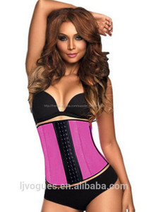 Acier <span class=keywords><strong>os</strong></span> Corset serre - taille 100% Latex Corset femmes Sexy Latex serre - taille minceur Shapewear body s ~ xxxL - Product Image 2