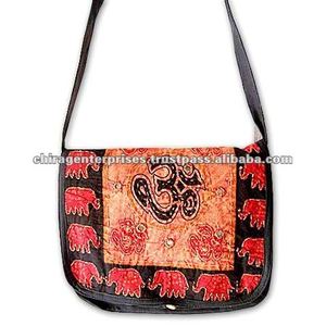 Yoga Enthusiasts for <b>Girls</b> Versatile Comfortable <b>Crossbody</b> Shoulder <b>Bag</b> with Om Namah Shivay Pattern Best Rate for Everyday - Product Image 1