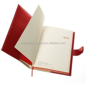 Cubierta de Planificador de cuero real rojo/planificador de cuero de cartera con cremallera/cubiertas de Planificador de día personalizadas - Product Image 1
