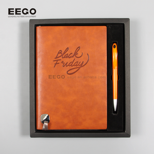 2025 tùy chỉnh A5 da Tạp Chí máy tính xách tay nhiệt ràng buộc bút thiết lập văn phòng văn phòng phẩm công ty Quà tặng cho cha ngày in phong cách - Product Image 2
