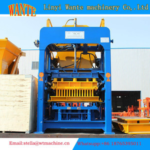 Linyi WANTE!QT4-15 presse hydraulique de carreau de ciment - Product Image 3