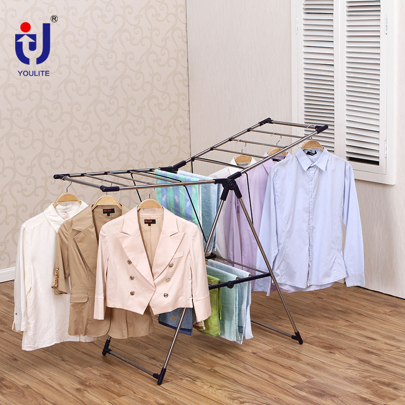 Double-tiered Stainless Steel Wet Clothes Drying Rack