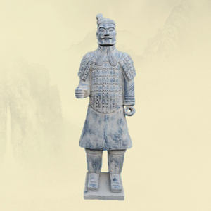 Estatua de Arcilla China de Tamaño Real, Artesanía de Arcilla de los Guerreros de Terracota de Qin, Escultura de Arte para Interiores - Product Image 2