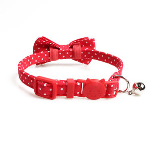 Amigo, el más vendido, gatito mascota, hebilla de separación, campanas personales, pajarita de seguridad, gatito, lindo Collar pequeño para gato - Product Image 6