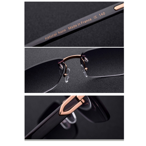 แว่นกันแดดโพลาไรซ์ YTSBL8300816มีโลโก้โลหะ UV400ทำจากเขา<span class=keywords><strong>ควาย</strong></span><span class=keywords><strong>ห</strong></span>รู<span class=keywords><strong>ห</strong></span>รากำ<span class=keywords><strong>ห</strong></span>นดได้เอง2023 - Product Image 3