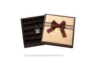 Boîtes de <span class=keywords><strong>chocolat</strong></span> vides recouvertes de luxe personnalisées en gros impression 4C d'insertion recyclée pour l'emballage de cadeau de <span class=keywords><strong>chocolat</strong></span> de qualité supérieure - Product Image 6