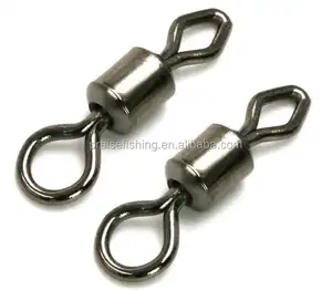 Accessoires de pêche, émerillon de pêche, nœud de pêche, leurre de pêche, émerillon rond et à œil diamanté en laiton en forme de X - Product Image 1