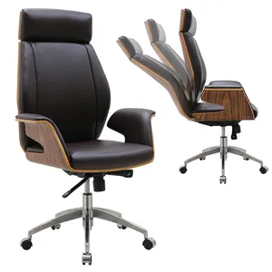 <span class=keywords><strong>Silla</strong></span> <span class=keywords><strong>Ejecutiva</strong></span> Reclinable de Madera Maciza de Lujo, <span class=keywords><strong>Usada</strong></span> y Duradera, para Oficina - Product Image 1