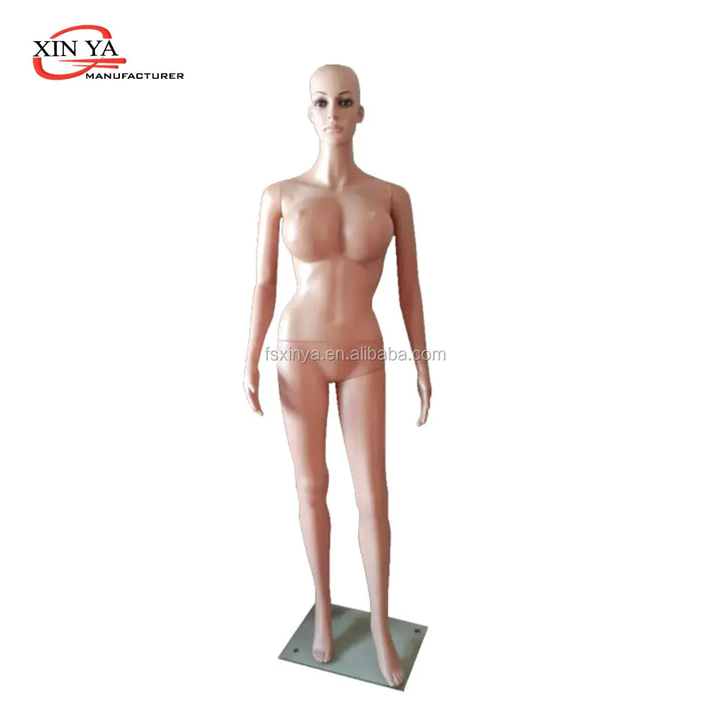 Cheap Store Display Female Plastic Mannequins With Big Breast #958-08 