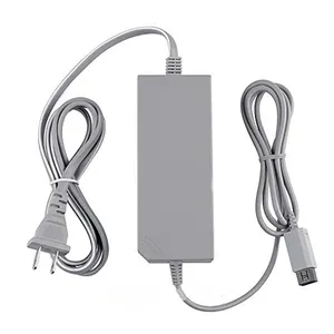 Cargador de pared con enchufe de EE. UU. Para Nintendo Wii, adaptador de corriente AC, Cable de alimentación