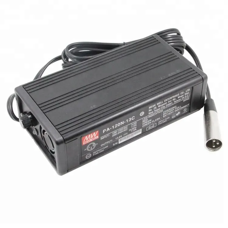 Meanwell Portable Power Charger PA-120N-13C 13.8V 0~7.2A Industrial Battery Charger