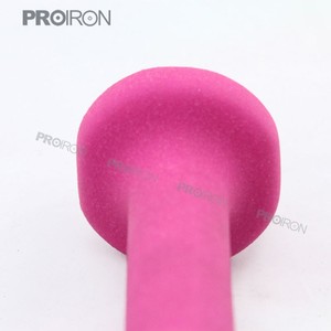 Pvc vinyl dumbbell./dumbbell vinyl dipped/neoprene. Round Head - Product Image 3