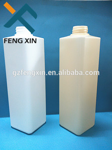 750ml carré en plastique hdpe bouteille avec pompe lotion pour le shampooing lotion <span class=keywords><strong>gel</strong></span> crème - Product Image 3
