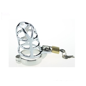 Mannelijke Kuisheid Kooi Rvs Kuisheidskooi Voor Man Metalen <span class=keywords><strong>Penis</strong></span> Lock - Product Image 3