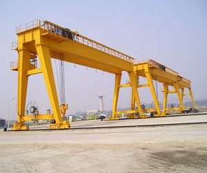 40ton/t çift kirişli gezer vinç kaldırma için kullanılan ağır yük