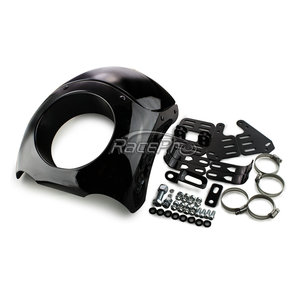 Parabrisas de carenado deportivo para motocicleta, color negro, para Harley <span class=keywords><strong>Sport</strong></span> <span class=keywords><strong>Glide</strong></span> 35, 39, 4149mm - Product Image 3