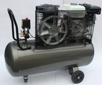 Compresseur d'air à moteur essence 5,5 CV 150 L 250 L/min avec tête en aluminium
