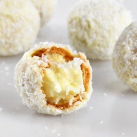 Chocolate Blanco con Sabor a Coco, Forma Redonda, Calidad, Sabor Dulce