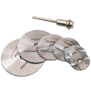 Nouvel ensemble de 7 disques de coupe et mandrins portables pour outils rotatifs <span class=keywords><strong>Dremel</strong></span> QST - Product Image 1