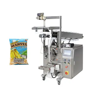 Automatic cheap banana plantain potato chips packing machine with nitrogen air filling packaging into bags