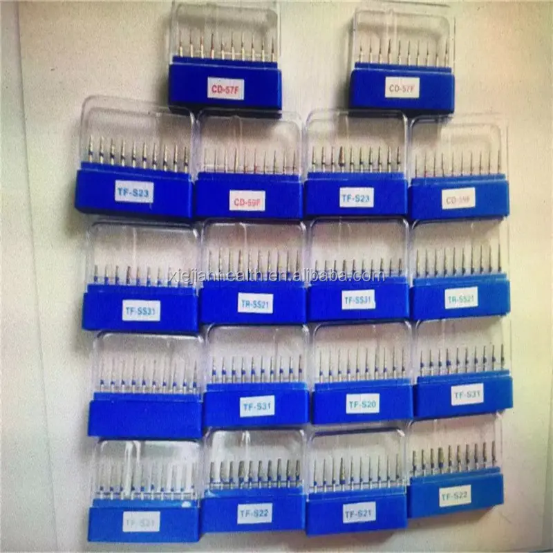 Laboratorio Dental durable diamante dental burs HP, Dental de alta velocidad burs