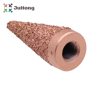 Raspador cónico de 50mm (2 "), carburo de tungsteno, recauchutado, pulido de neumáticos con adaptador de cenador, reparación de tubo de revestimiento interior de neumáticos, 5000rpm <span class=keywords><strong>Max</strong></span> - Product Image 4
