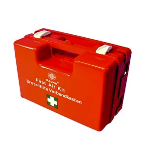 Kit de primeros auxilios DIN13157 DIN13169, caja de primeros auxilios de emergencia para lugares públicos, certificado CE, GKB301, dispositivos de primeros auxilios completos de Europa, clase I, gran oferta
