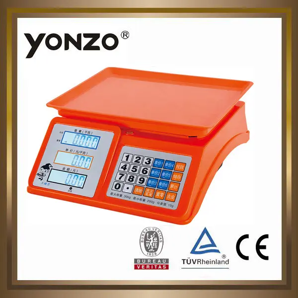 Yz-206 30 kg 5 g escala eletrônica digital pesando escala mais