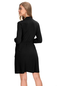Vendita calda di <span class=keywords><strong>vestiti</strong></span> alla moda da donna <span class=keywords><strong>eleganti</strong></span> <span class=keywords><strong>vestiti</strong></span> Casual con cintura finto avvolgente abito <span class=keywords><strong>Midi</strong></span> vendita calda nuovo stile Design primavera estate - Product Image 6